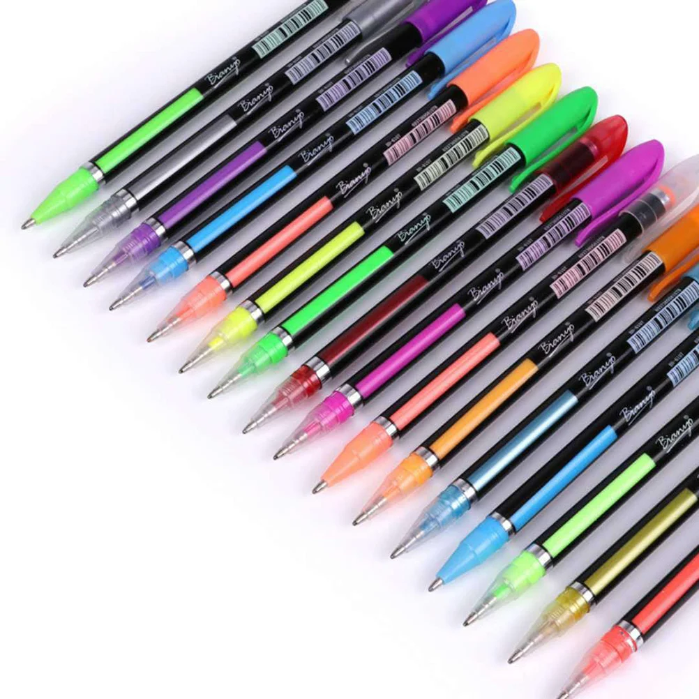 

Ручки гелевые супер-каракули, Набор цветных гелевых ручек и сменных стержней, школьные принадлежности, пастельные неоновые блестящие эскизы, искусственные цветные маркеры, подарок