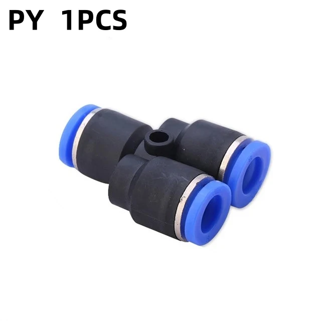 Пневматический фитинг HEBAI, воздушный соединитель, быстроразъемные фитинги, пластиковый шланг для вставной воды, 4/6/8/10/12/14 мм, разъемы из искусственной кожи