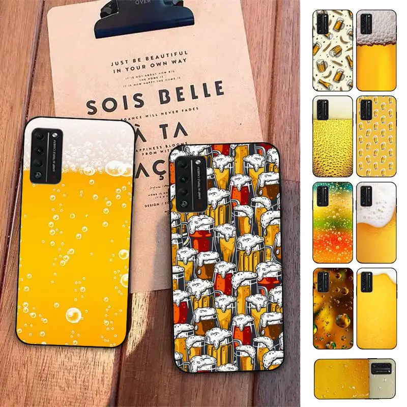 

Yinuoda Beers Alcohol Summer Bubble Phone Case for Huawei Honor 10 i 8X C 5A 20 9 10 30 lite pro Voew 10 20 V30