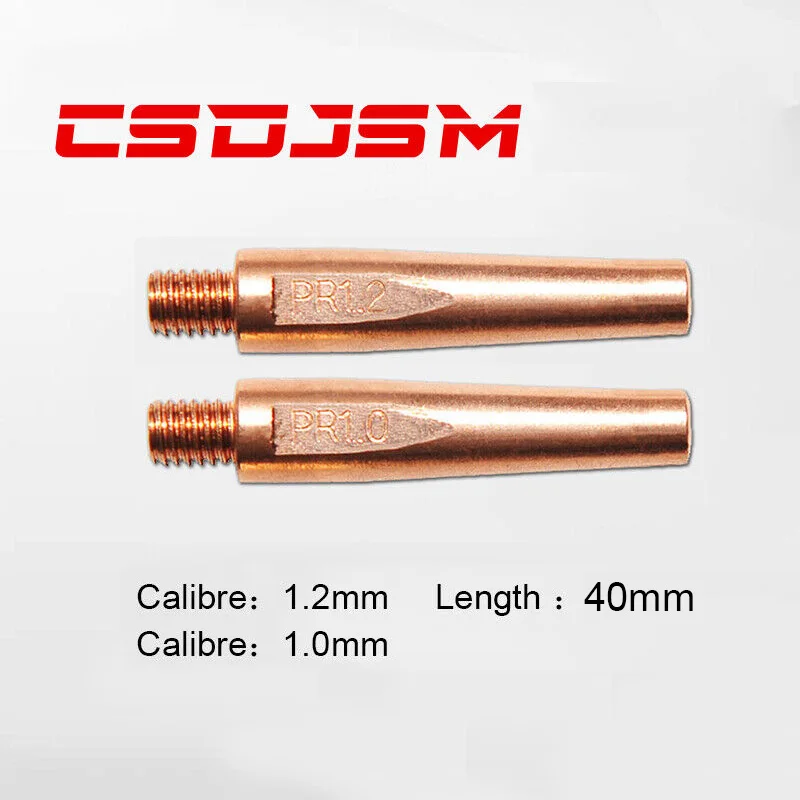 

0.8 0.9 1.0 1.2mm MIG/MAG welding nozzle tips 40mm for Panasonic 350A