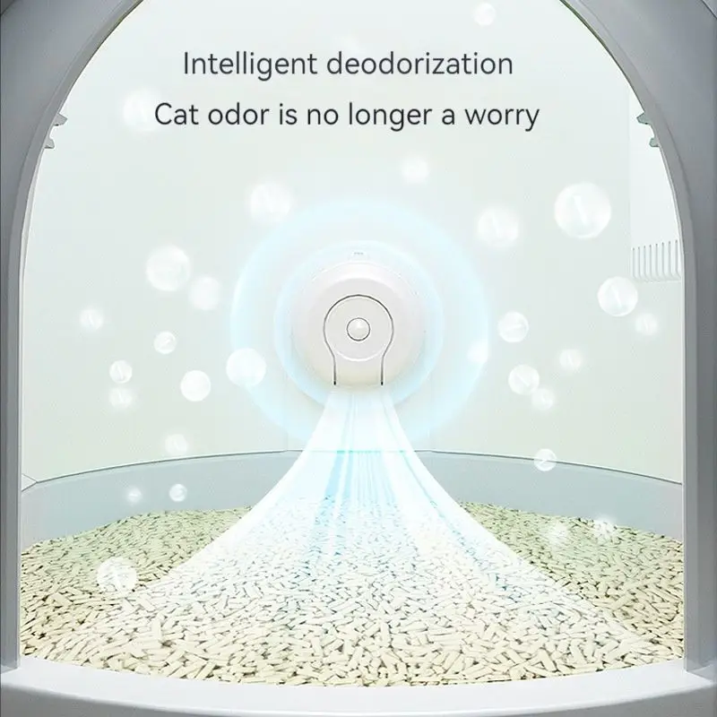 Контейнер для кошачьего туалета с большим пространством полностью закрытый | Дом