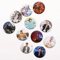kpop bangtan boys metal pins album brooch jewelry creative badge for clothes hat decoration custom personality gift