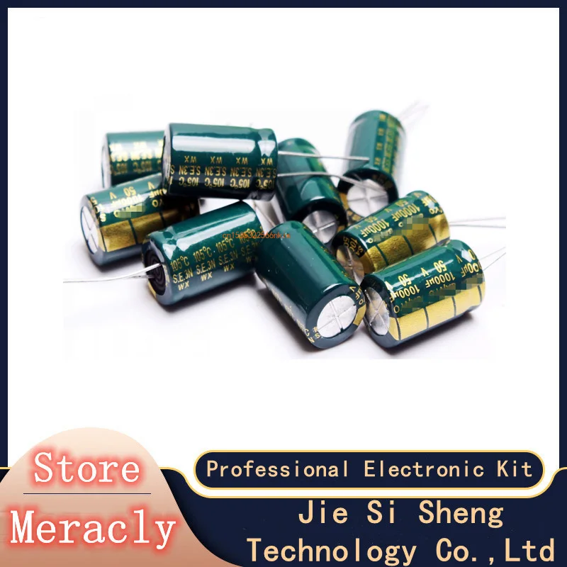 

10PCS 1000UF 6.3V 10V 16V 25V 35V 50V High Frequency Electrolytic Capacitor
