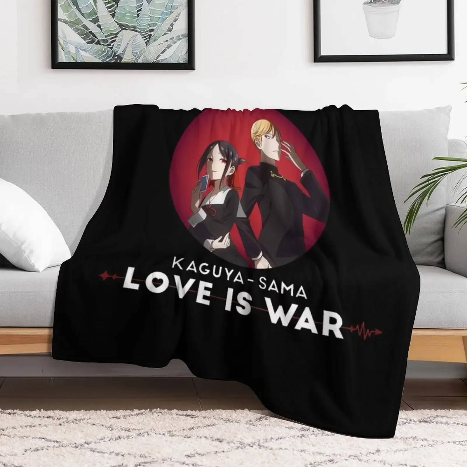 Одеяло Kaguya Shinomiya x Miyuki Shirogane мягкое большое теплое зимнее аниме летние постельные