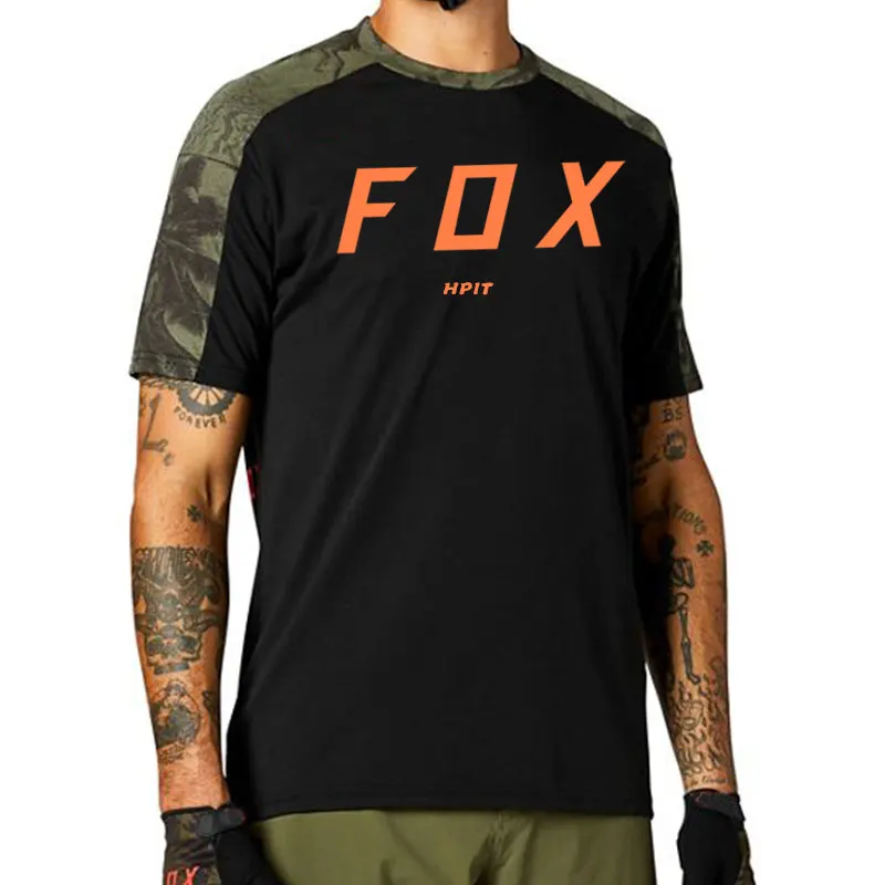 New Motocross Hpit Fox Mtb Downhill Jersey MX Cycling Mountain Bike DH Maillot Ciclismo Hombre Quick Dry Racing 2021 | Спорт и