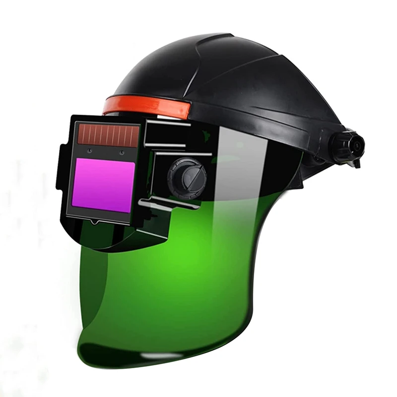 

Solar Powered Auto Darkening Welding Helmet Electric Welding Mask Welding Protective Mask For TIG MIG ARC(Adjustable)