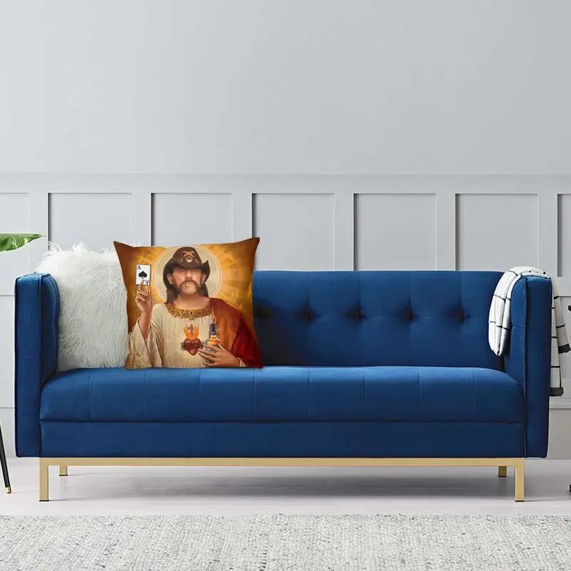 Фото Роскошные наволочки Saint Lemmy Meme, 40x40 см, Мягкая Наволочка для автомобильной подушки, квадратная наволочка для подушки, украшение для гостиной №5
