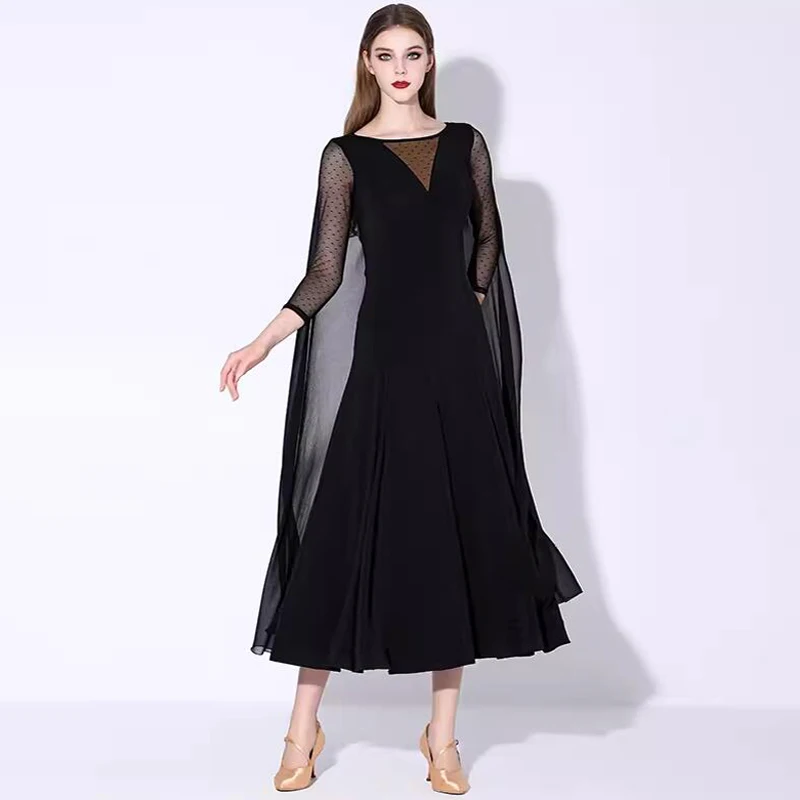 Платье Waltz для Бальных соревнований стандартный костюм танцев и выступлений