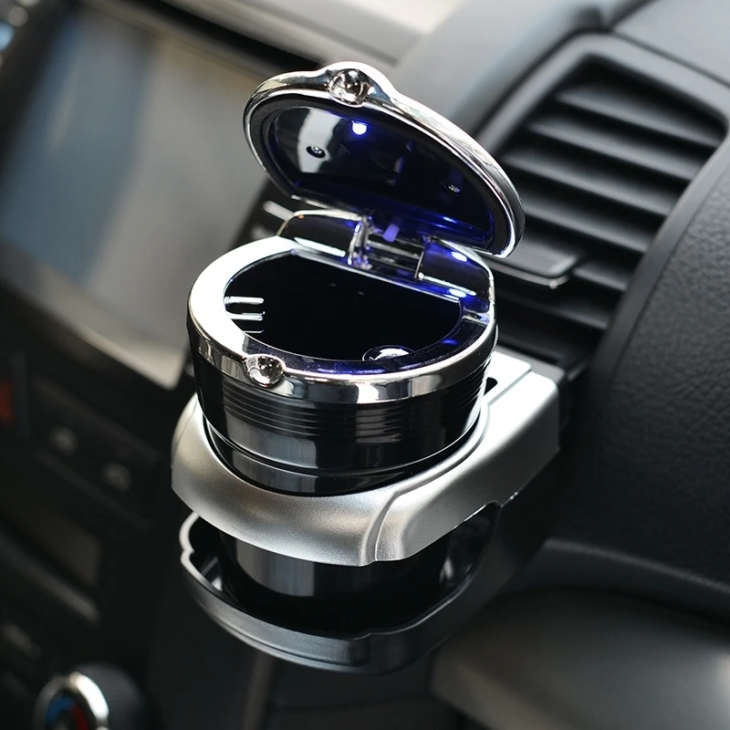 

Car ashtray with LED light cigarette Office Ashtray smoke Cigarette Ashtray