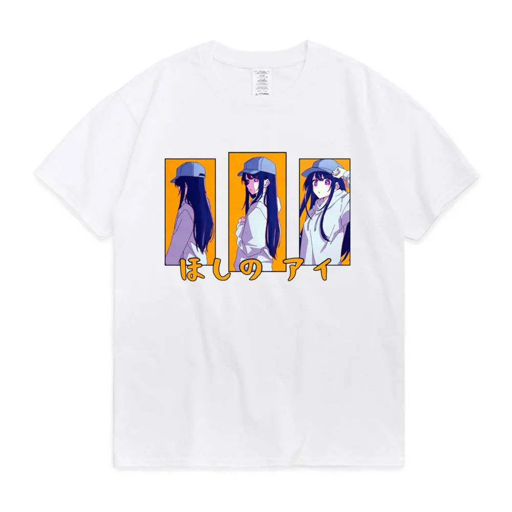 

Oshi No Ko T Shirts Women Harajuku Ullzang Tshirt Japanese Anime T Shirt Ai Ruby Akane Aquamarine Hoshino T-shirt Short Sleeve