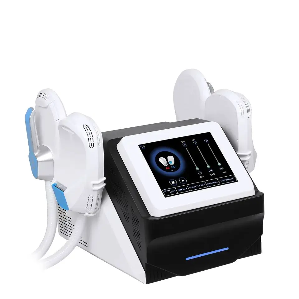 

Neo 2 4 Handles Body Slimming Machine Portable EMSLIM RF Ems Muscle Stimulator Body Sculpting Machine