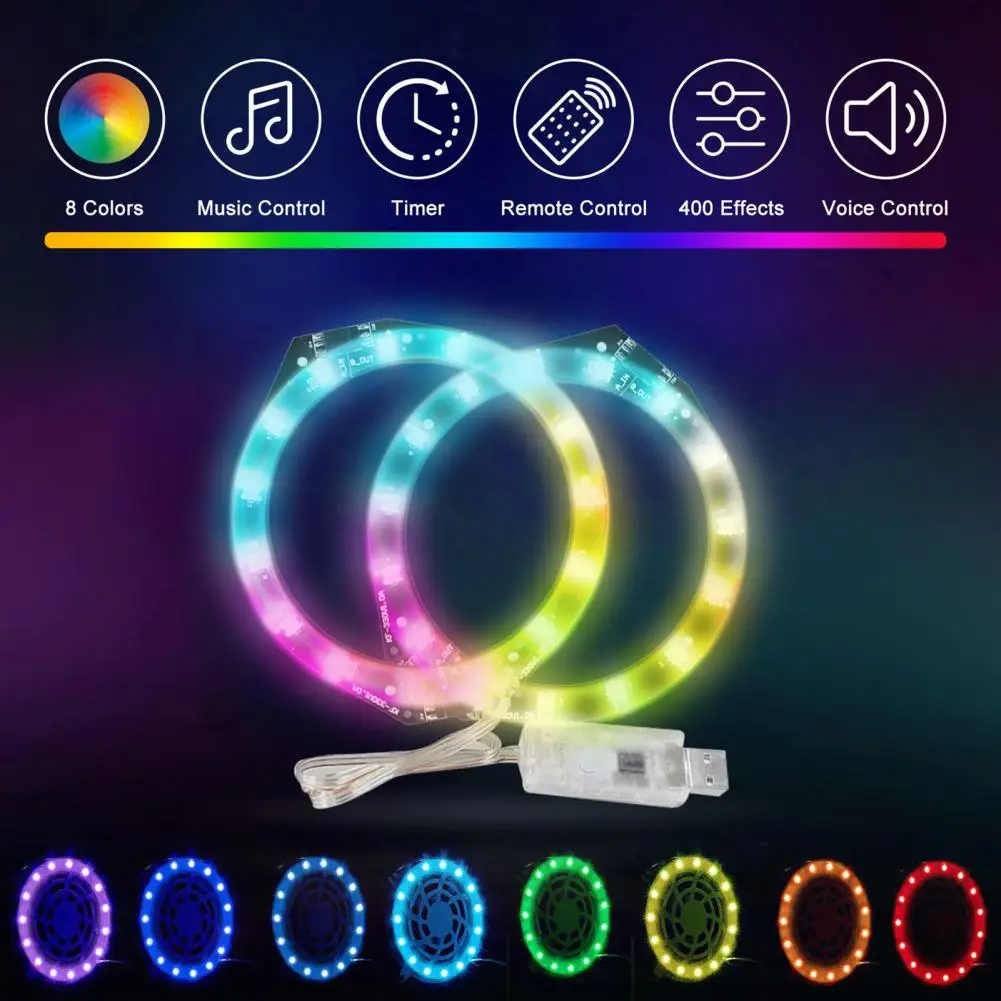Набор тонких светодиодных Rgb-лент для консоли Ps5 8 цветов