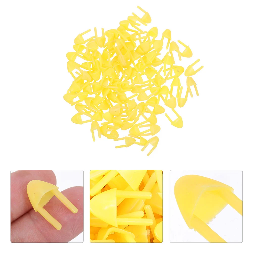 

140Pcs Fake Chick Mouth Plastic Bird Beak Child Kids DIY Supplies Party Favors