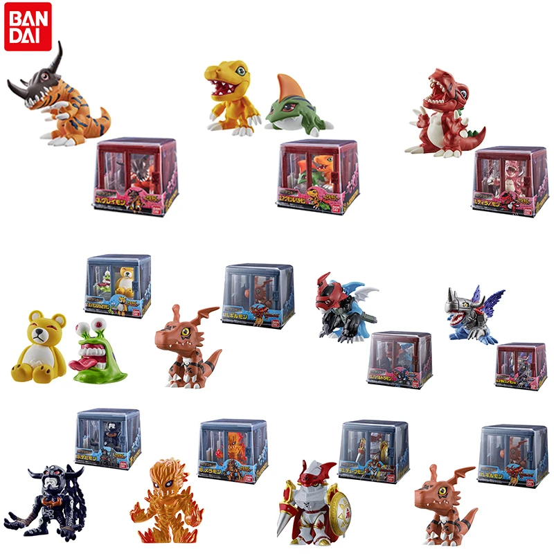 

BANDAI Shodo Shokugan Digimon Adventure Devimon Guilmon Agumon V-mon Greymon Paildramon Anime Action Figurals Brinquedos Toys