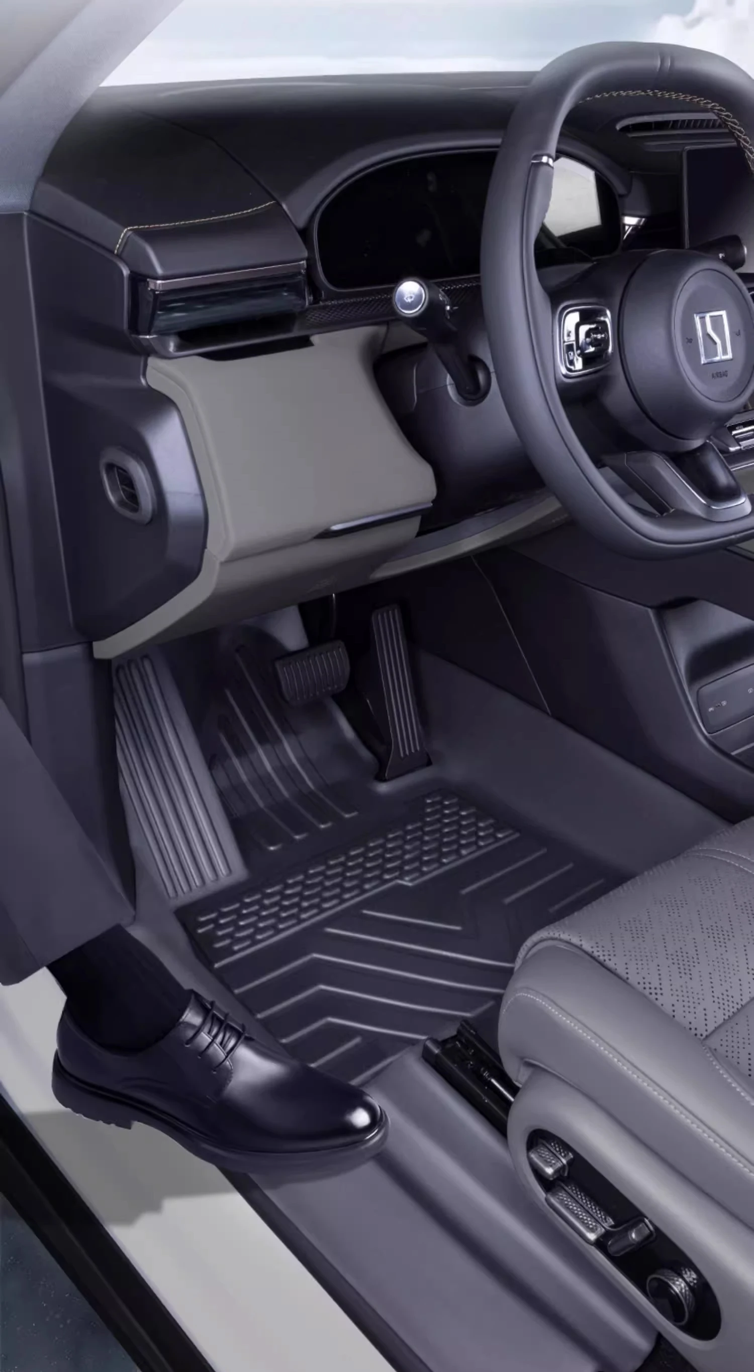 Автомобильный напольный коврик для левого руля ZEEKR 7X 2025 индивидуальный ног с