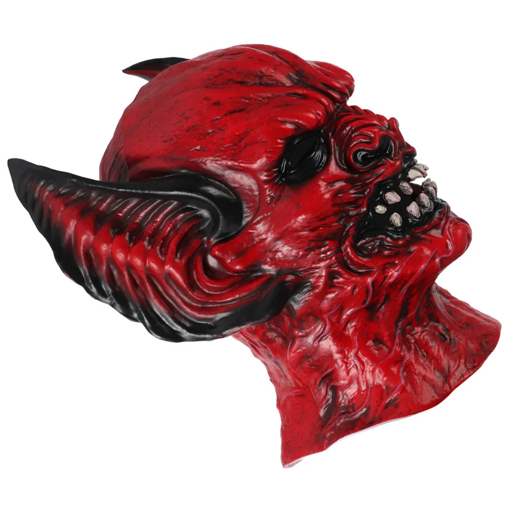 

Halloween Latex Mask Horror With Scary Face Stage Performance Prop Creep Cosplay Cover Adult