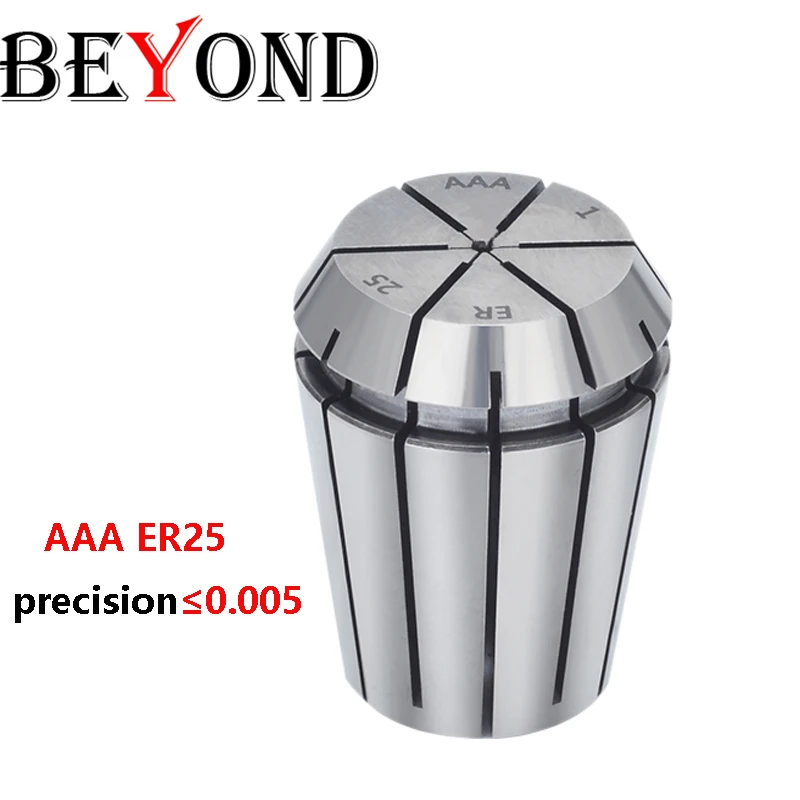 

BEYOND AAA 1Pcs New Set Precision ER25 Spring Collet 1mm 2mm 3 4 5 6 7 8 9 10 11 12 13 14 15 16 17 18 20mm CNC Taper Tool Holder