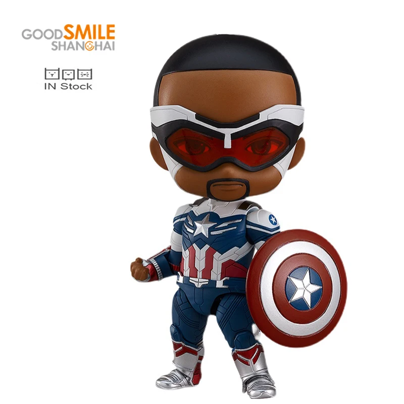 

Original Good Smile Nendoroid 1618 The Falcon and The Winter Soldier Captain America Sam Wilson Falcon Gsc Figure Model Toys