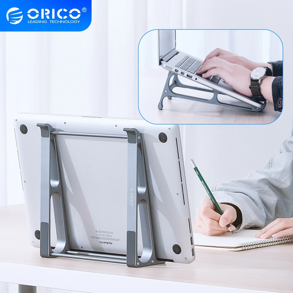 

ORIICO Aluminium Laptop Stand Riser Portable Detachable Computer Stand Desktop Tablet Holder for13-17.4 inch MacBook Notebook