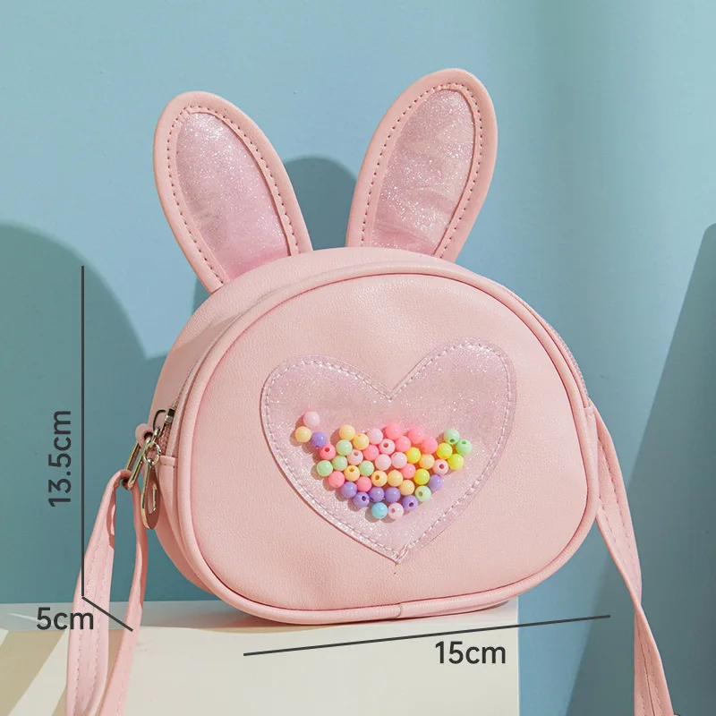 And For Leather Ear Kids Luxury Cute Wallet Bags Small Rabbit Purses Handbags Girls Crossbody Bags Child Messenger