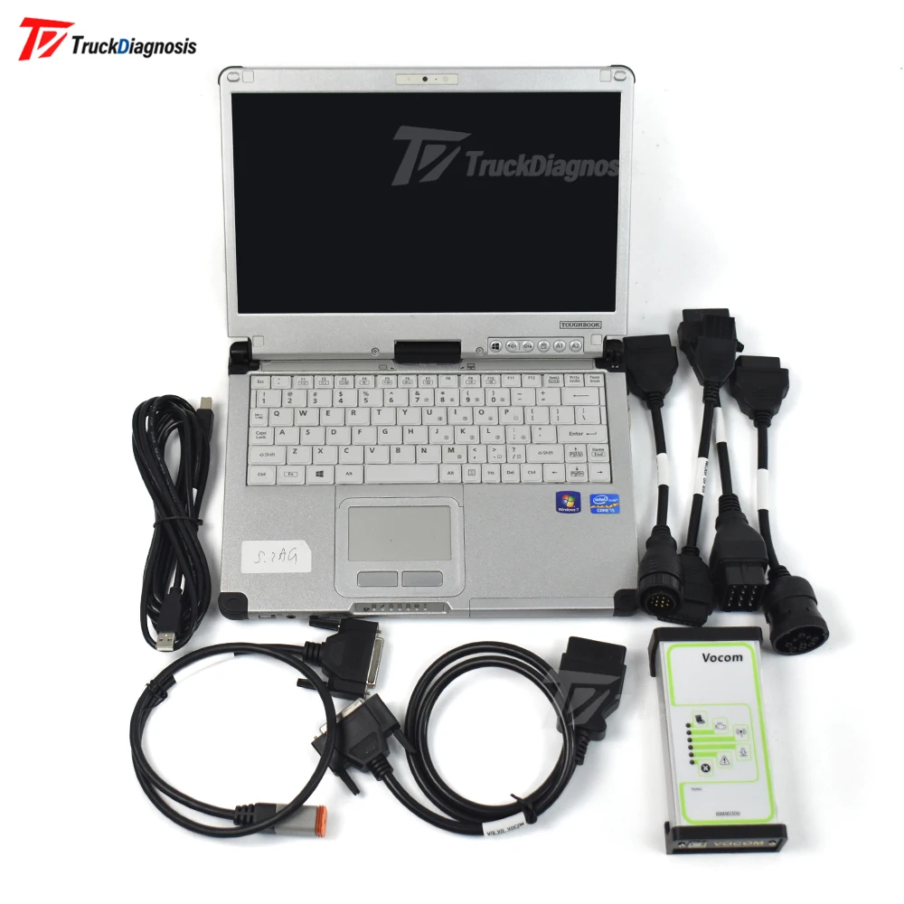 

Диагностический сканер CF19/52/53/T420 для тяжелых грузовиков с Xtruck Y1, Volvo Vocom 2.8.130, технологический инструмент Dev2