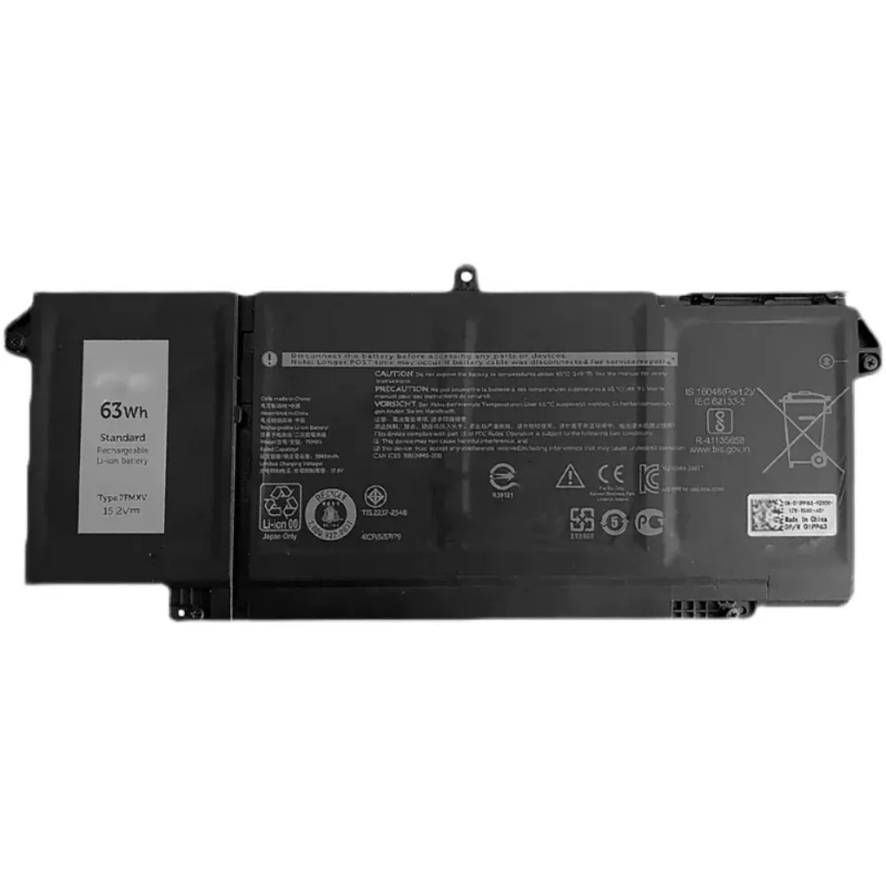 Замена 4-элементной батареи 6 Втч 7FMXV для Dell Latitude 7420 7520 5320 7320 2-в-1/7320 2-в-1/7420 серии 2-в-1