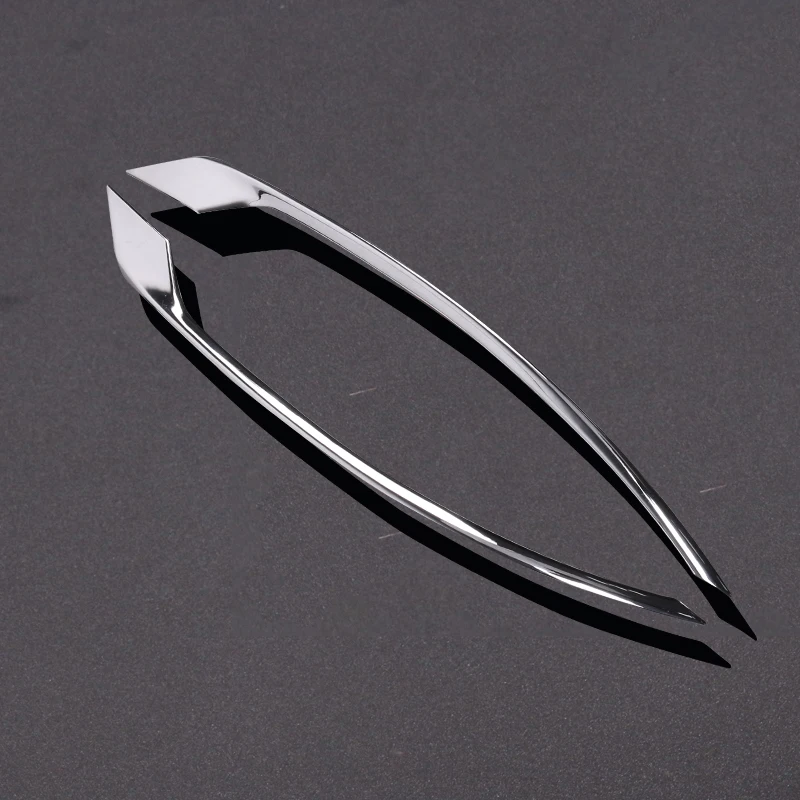 Аксессуары для стайлинга автомобиля 2 шт. ABS Серебряный хромированный задний