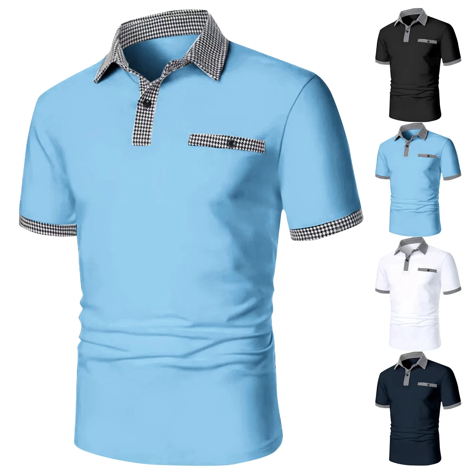 

Men Shirt Stereoscopic Skilled Casual Shirts Shirt Stays For Men Handsome Short Sleeve Shirt Folding Board T Shirt For Men
