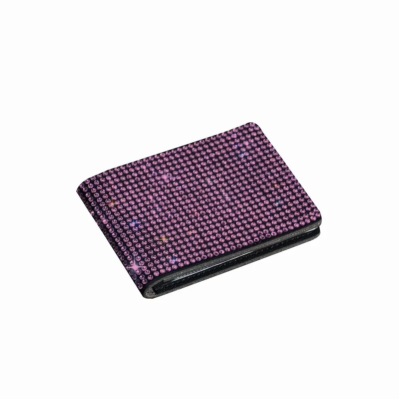 Кожаный Автомобильный держатель для водительских прав Хрустальный чехол