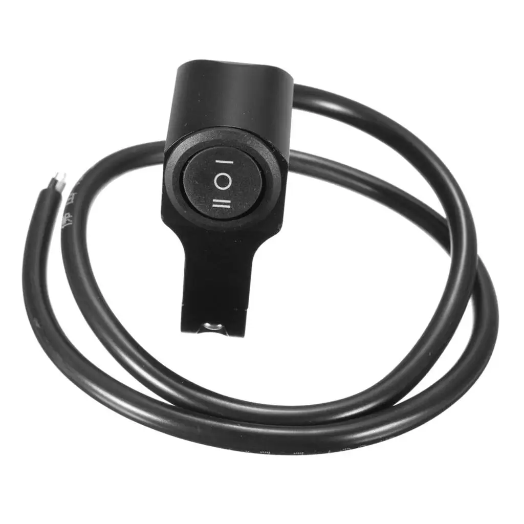 

Motorcycle Handlebar Grip Headlight Spot Fog Light Indicator On Off Switch
