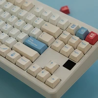 1set gmk soy milk keycaps for mx switch dye sub pbt keycap cherry profile gaming keyboard white series key caps