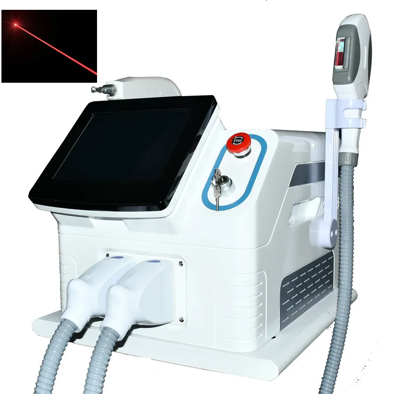 

2 In 1 Portable OPT/SHR IPL Hair Removal ND YAG Laser Tattoo Removal Carbon Peeling Skin Rejuvenation Machine for Salon