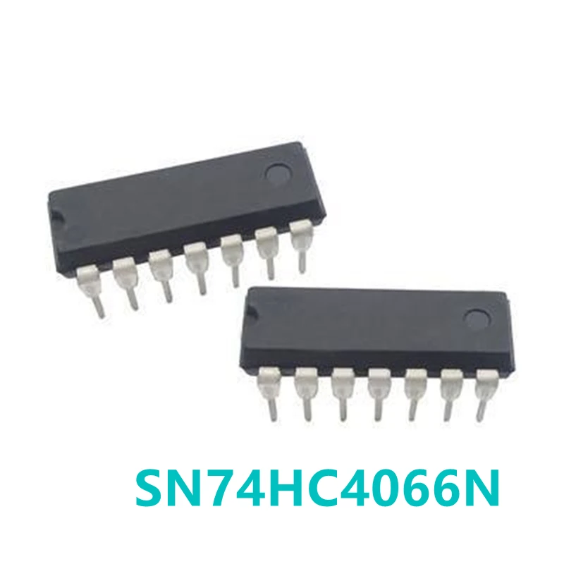 

1 шт. оригинальный SN74HC4066N 74HC4066 прямой разъем DIP-14 логический чип четырехсторонний аналоговый переключатель