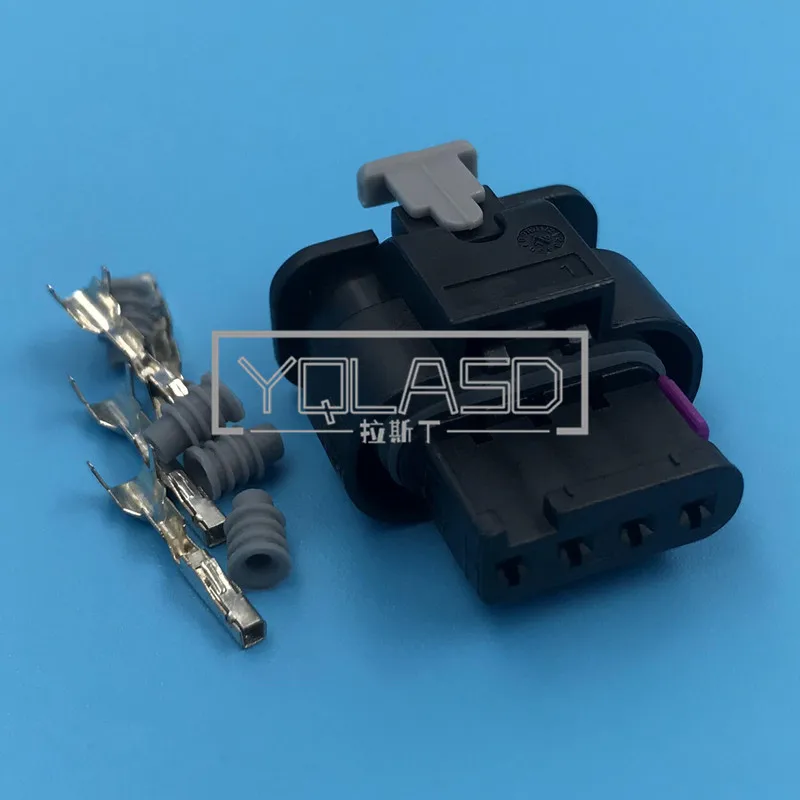 Автомобильная штепсельная вилка датчика в сборе 4f0973704 для Benz 4f0973704, 4 выхода, 1-1718656-1, 1718657-1, 1718657-1