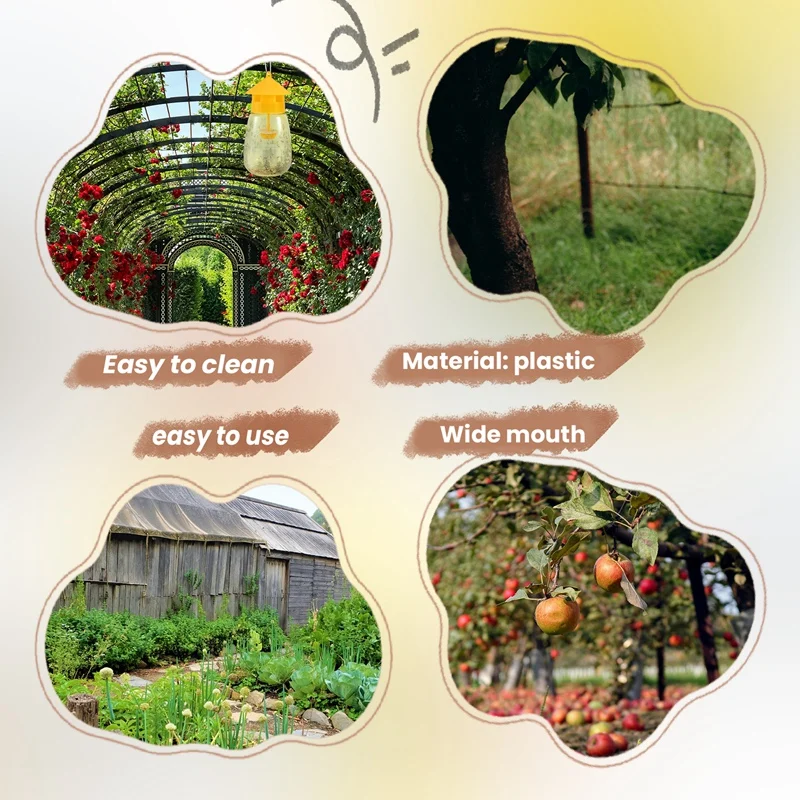 Многоразовые ловушки для мух фруктов ловушка улицы