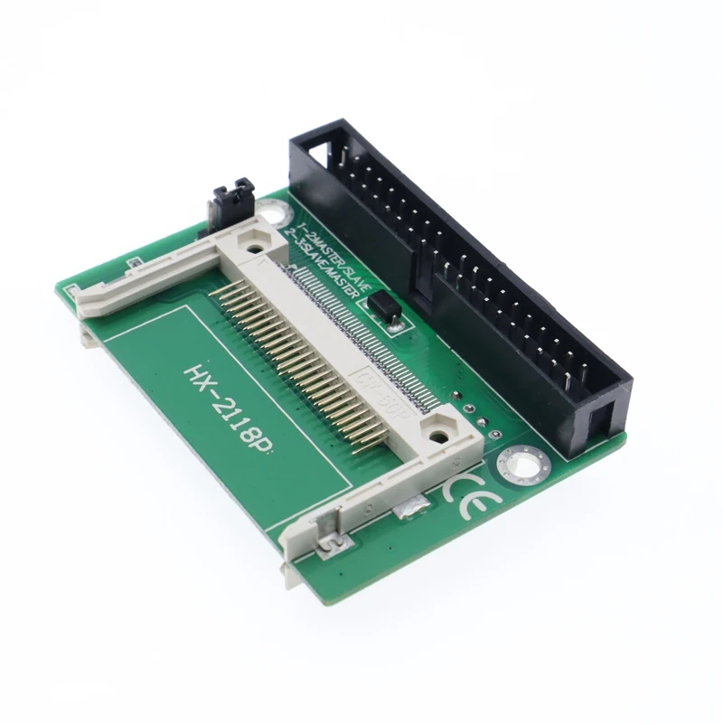 Адаптер для карт Compact Flash (CF) на IDE 3.5 дюйма, 2x CF, загрузочный, 40-контактный, конвертер для жестких дисков CF на IDE 3.5 дюйма, с разъемом Male Connector (art.: 3920da8f8a41d) - 3920da8f8a41d