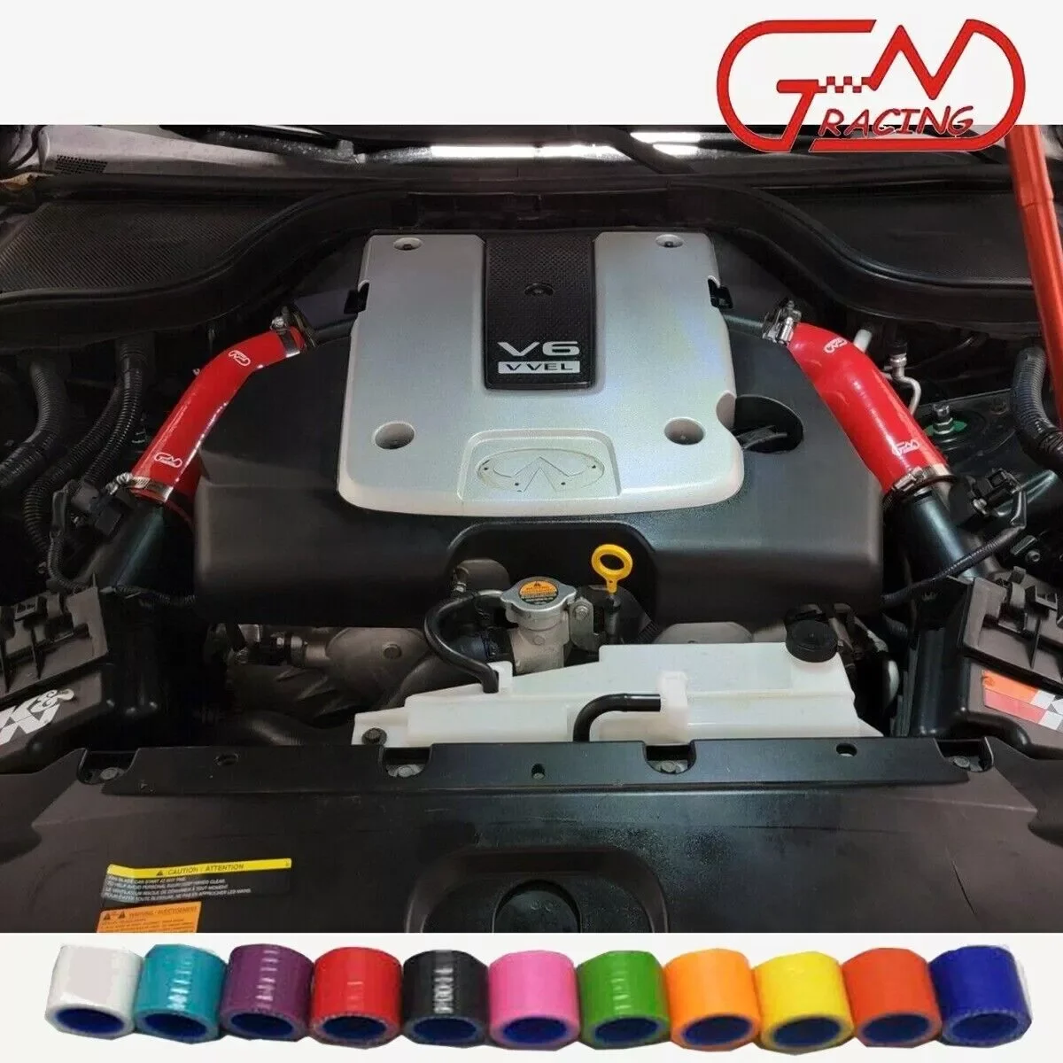 Фото Силиконовый Впускной шланг MAF для Infiniti G35 350Z VQ35HR G37 370Z EX35 VQ37VHR №1