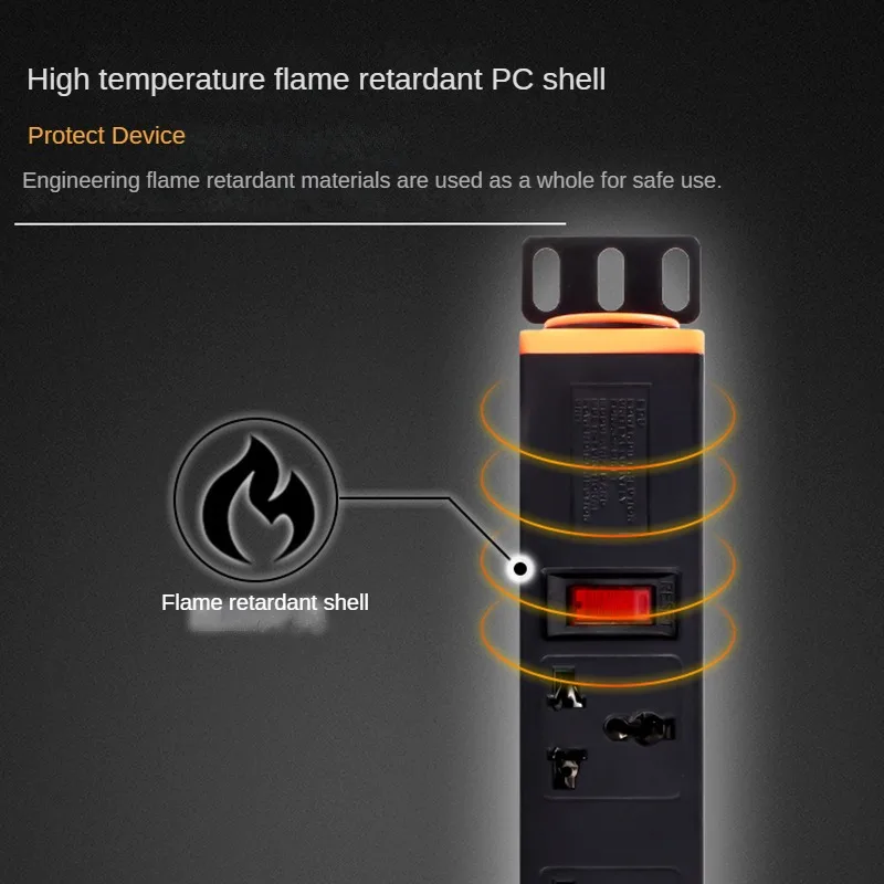 Розетки питания PDU для шкафа 220 В 13 а 3/4/5/6/7/8 розеток защита от перегрузки 2500 Вт