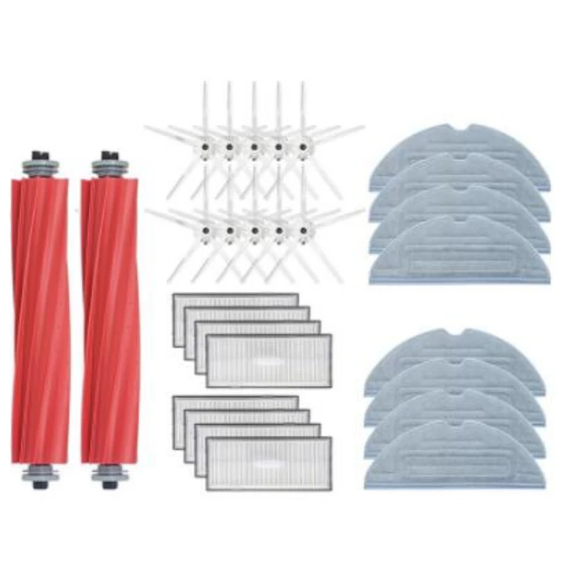 

1 Set Main Side Brush Hepa Filter Mop Cloth Accessories For Roborock S7 T7S Plus Robot Vacuum Cleaner Spare Parts