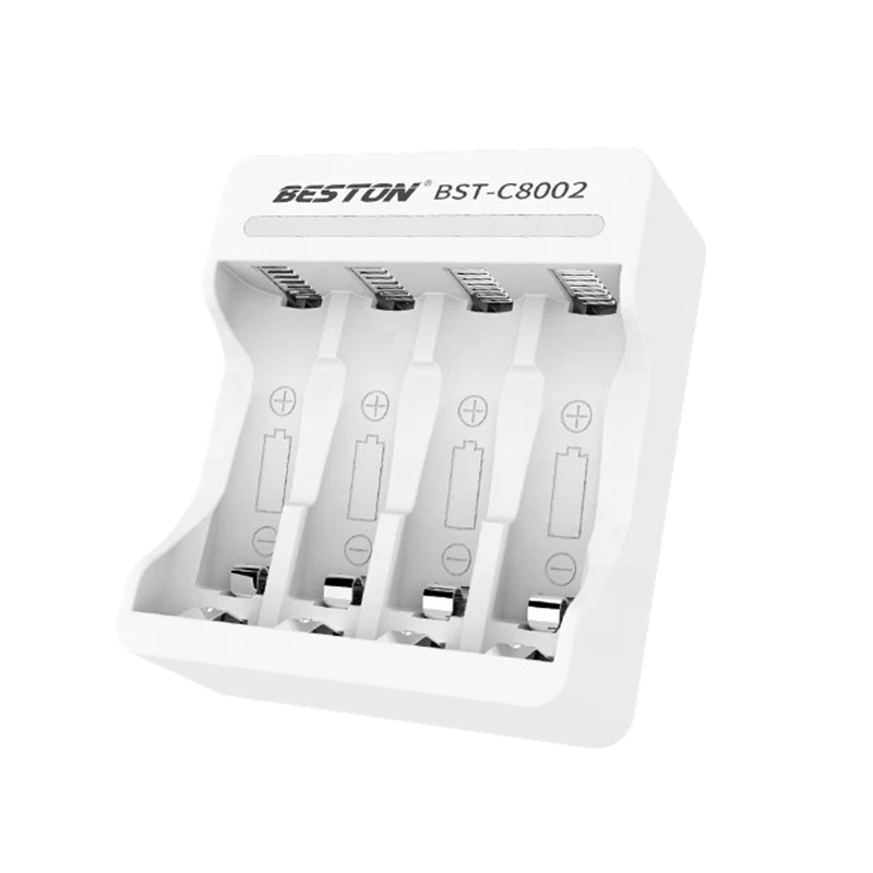 

Beston 4 слота быстрое умное интеллектуальное таймерное Зарядное устройство USB для 1,2 в AA AAA Nimh перезаряжаемых батарей быстрое зарядное устройс...
