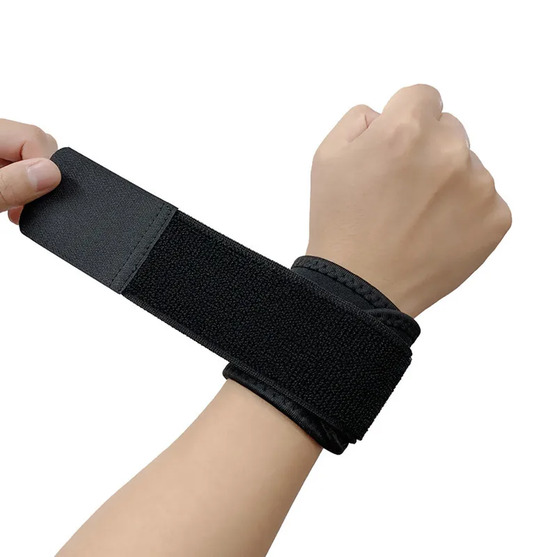 

Adjustable Soft Wristbands Wrist Support Bracers Gym Training Wrist Brace Straps Wraps Crossfit Powerlifting Wrist Support