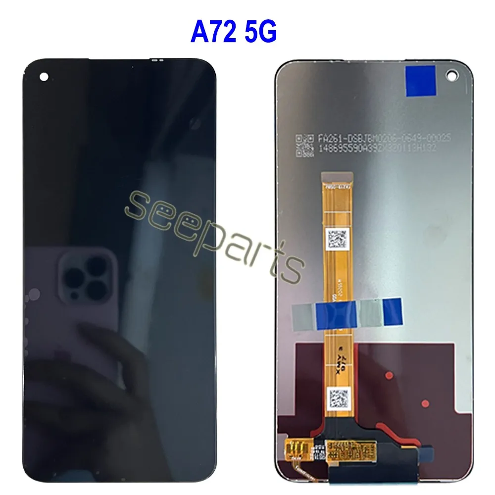 Tested Well 6.5" для OPPO A72 ЖК-дисплей CPH2067 Сенсорный экран сборки замены для Oppo 5G PDYM20 PDYT20