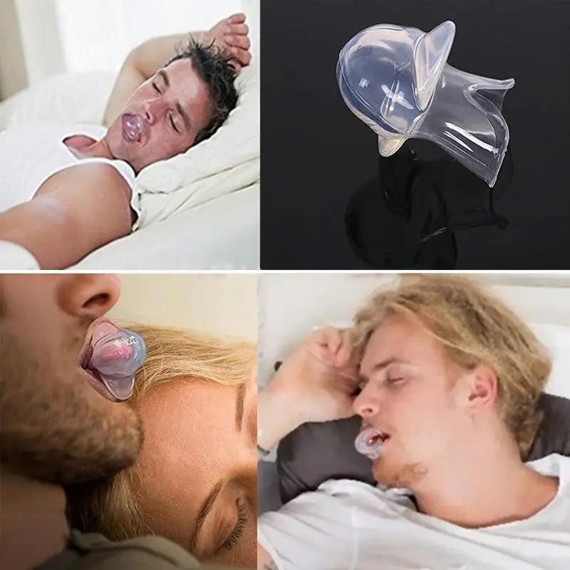

Tongue AntiSnoring Device Silicone Sleep Apnea Aid Stop Snore Stopper Tongue Retainer Sleeve Sleep Apnea Snoring