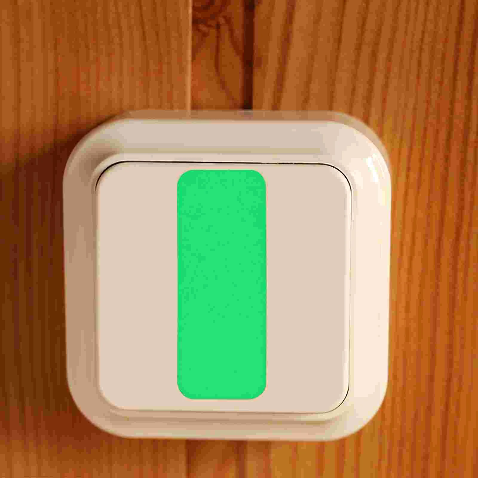 Светящиеся наклейки на переключатель серебристый декор светящаяся ночная