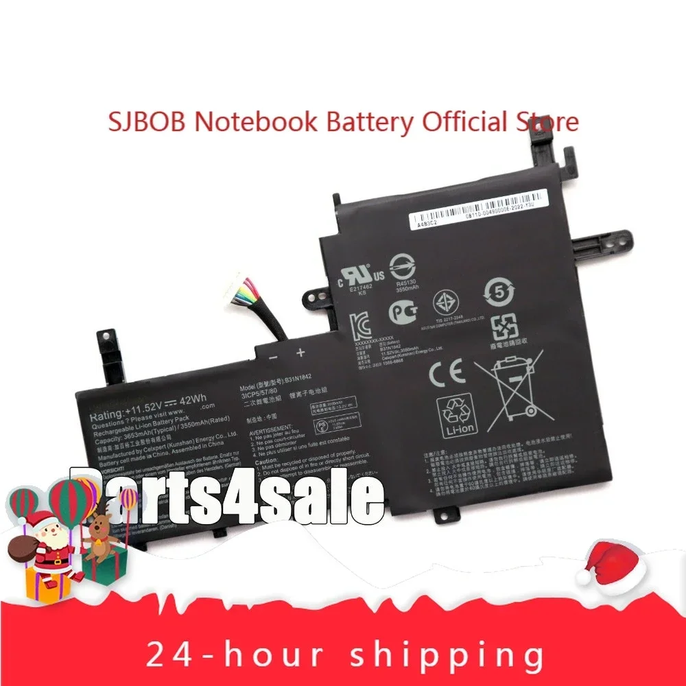 Оригинальный аккумулятор B31N1842 для ASUS VivoBook 15 F513 M513 K513 S513 X513 S15 S531F ноутбука