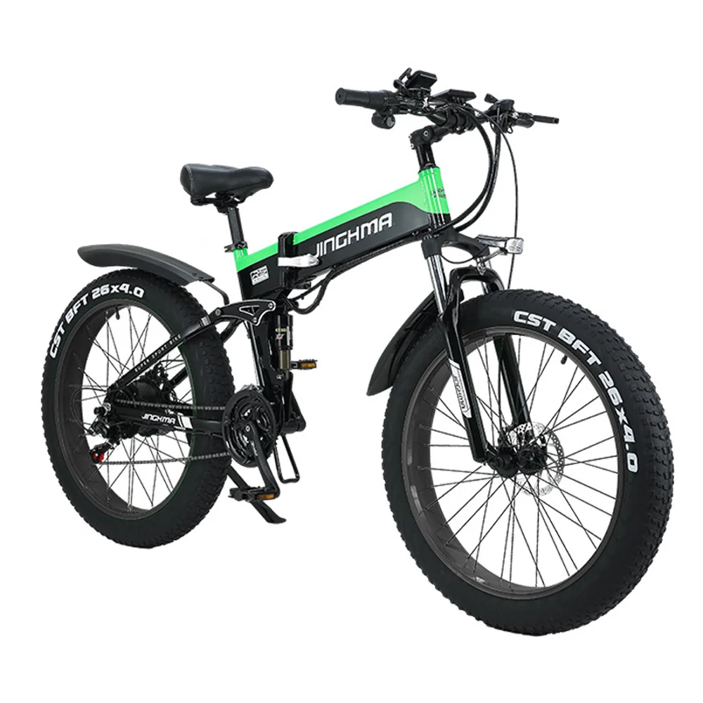 

Electric Bicycle 26 Inch 48V Foldable Lithium Battery Scooter For Single Person Off-road Assistance Mountain Dual Braking