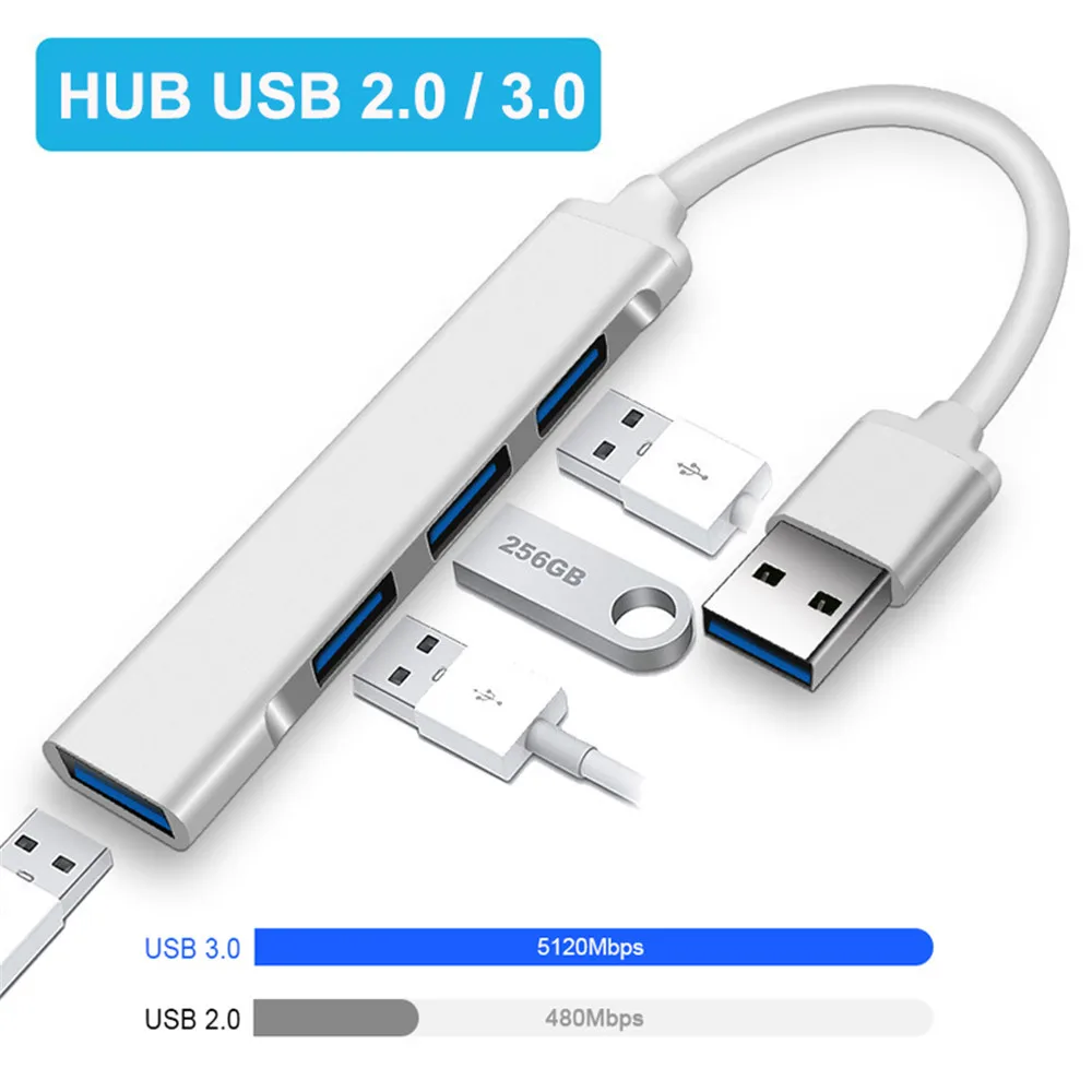 

USB-3,0-концентратор на 4 порта USB Type-C, высокая скорость передачи данных, OTG, разветвитель, для Macbook Pro 13, 15, Air, Mi Pro, HUAWEI, аксессуары для ПК