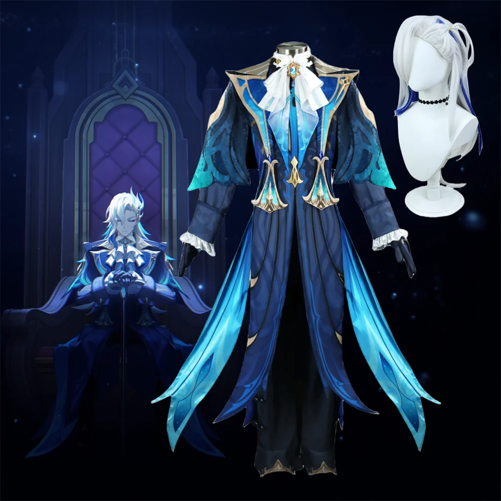 

Neuvillette Cosplay Genshin Game Costume Halloween Carnival Party Clothes