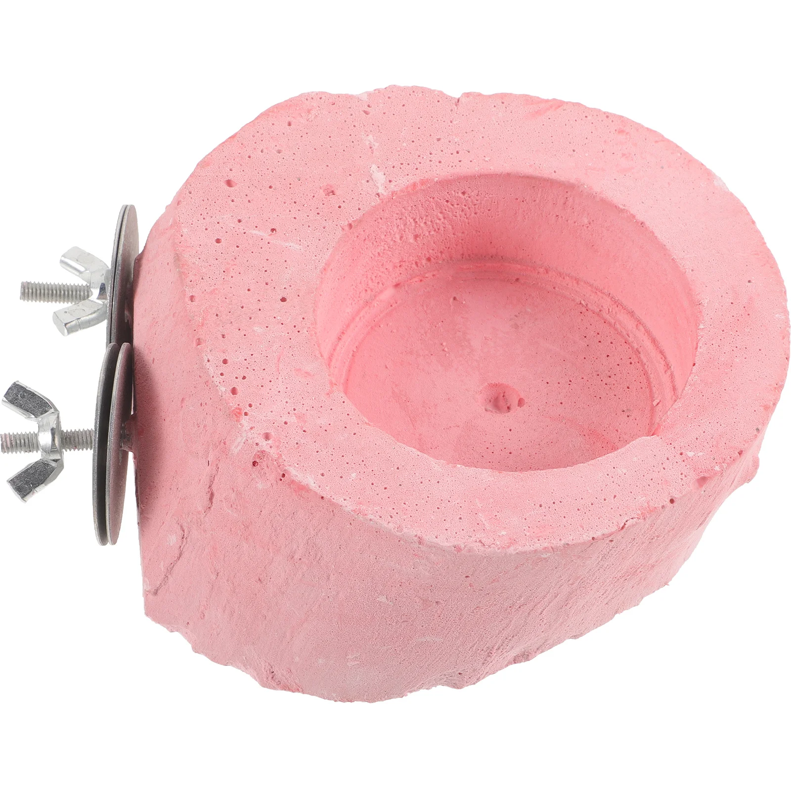 

Parrot Chew Toy Teeth Grinding Molar Stone Food Feeding Basin Parrot Bird Toy