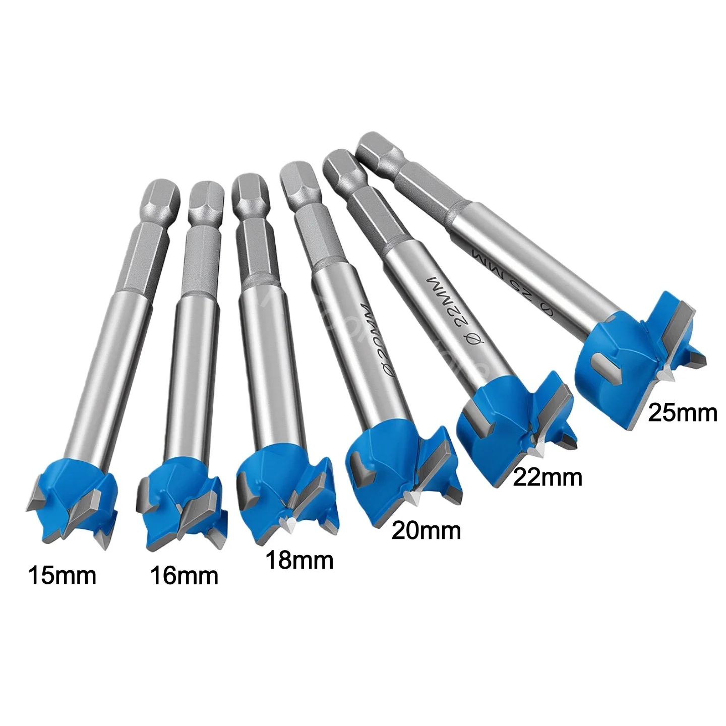 

Набор сверл Форстнера 6 шт. 15/16/18/20/22/25 мм